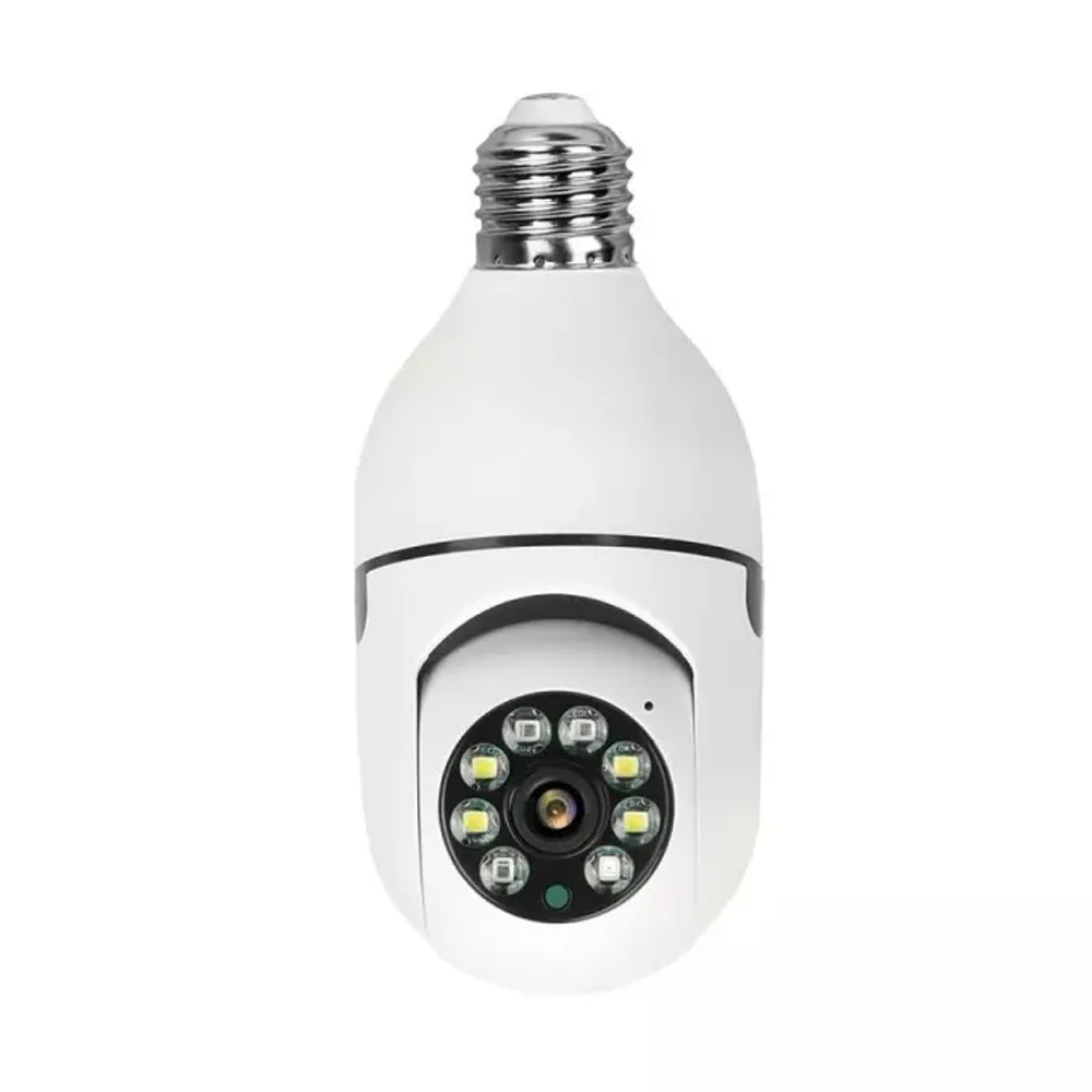 V380 Pro Wifi Wireless Light Bulb E27 360 Degree Full HD Security Camera - White