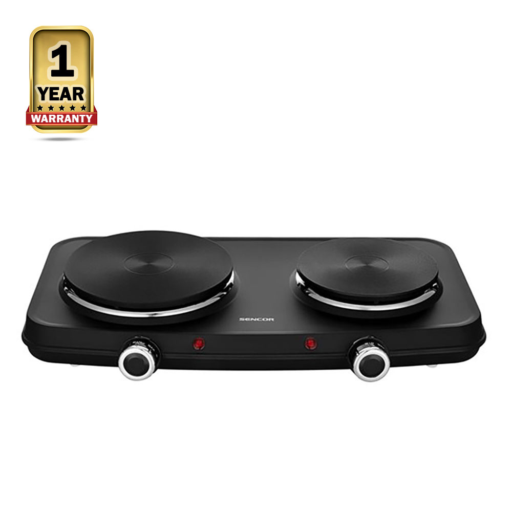 Sencor SCP-2254BK Electric Double Hotplate Induction Cooker - Black