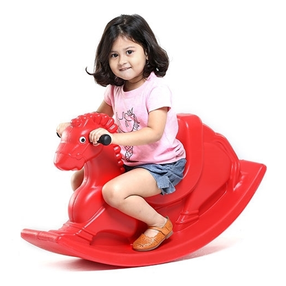RFL Playtime Blow Winner Horse For Kids - Red
