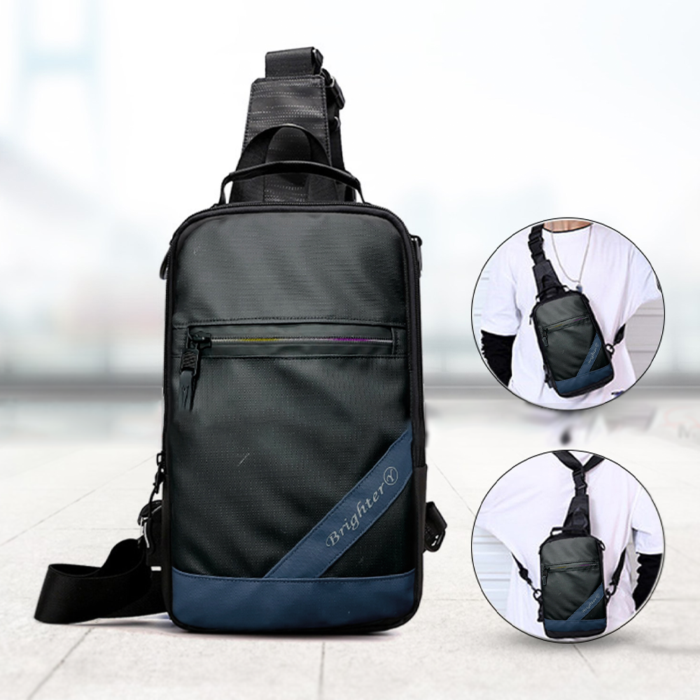 Nylon Dual Carrying System Backpack - Black