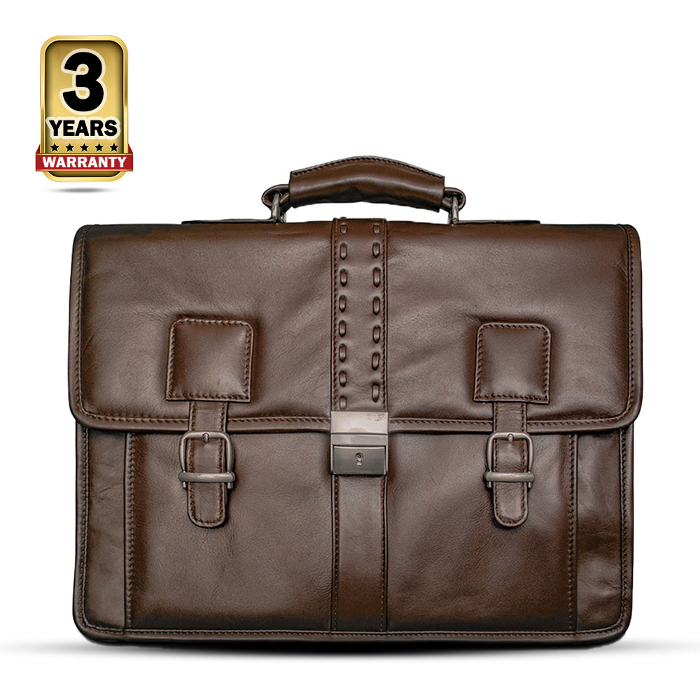 Leather Office Bag For Men - OB -1000