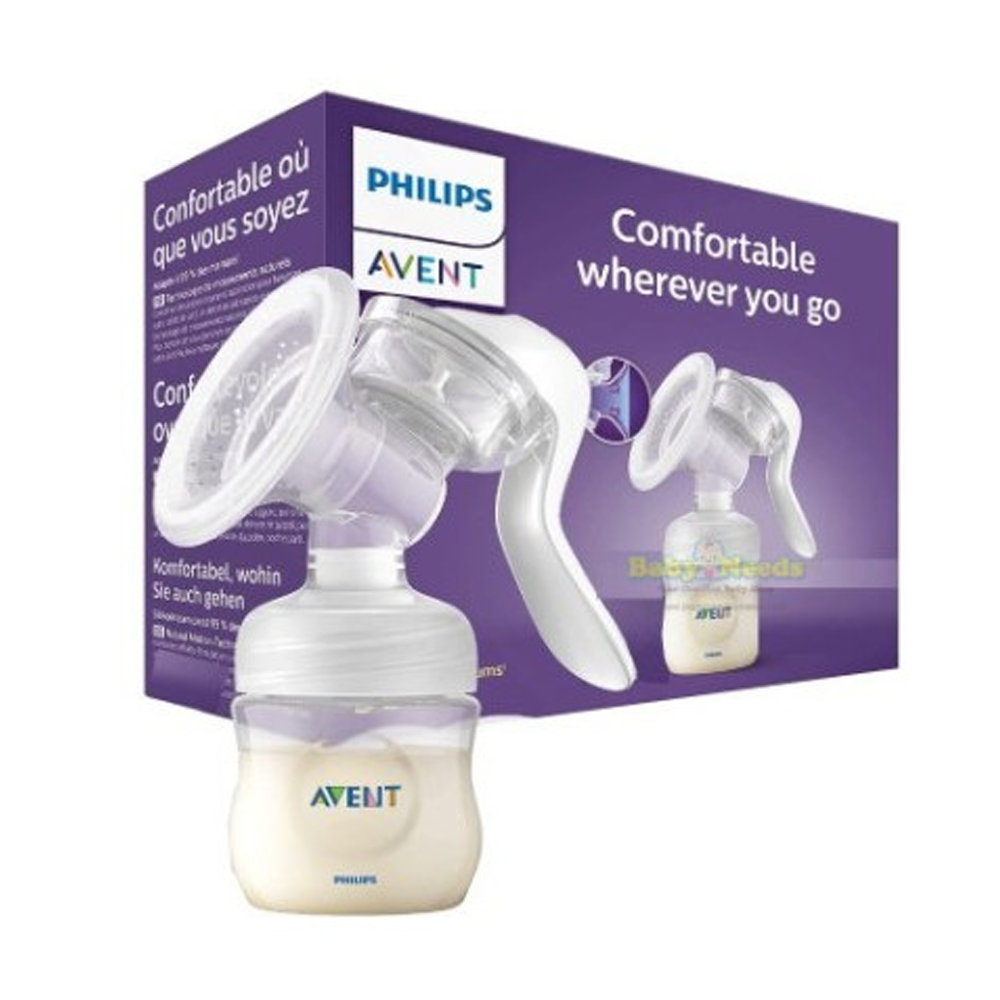 Philips Avent BPA Free Comfort Manual Breast Pump Transparent