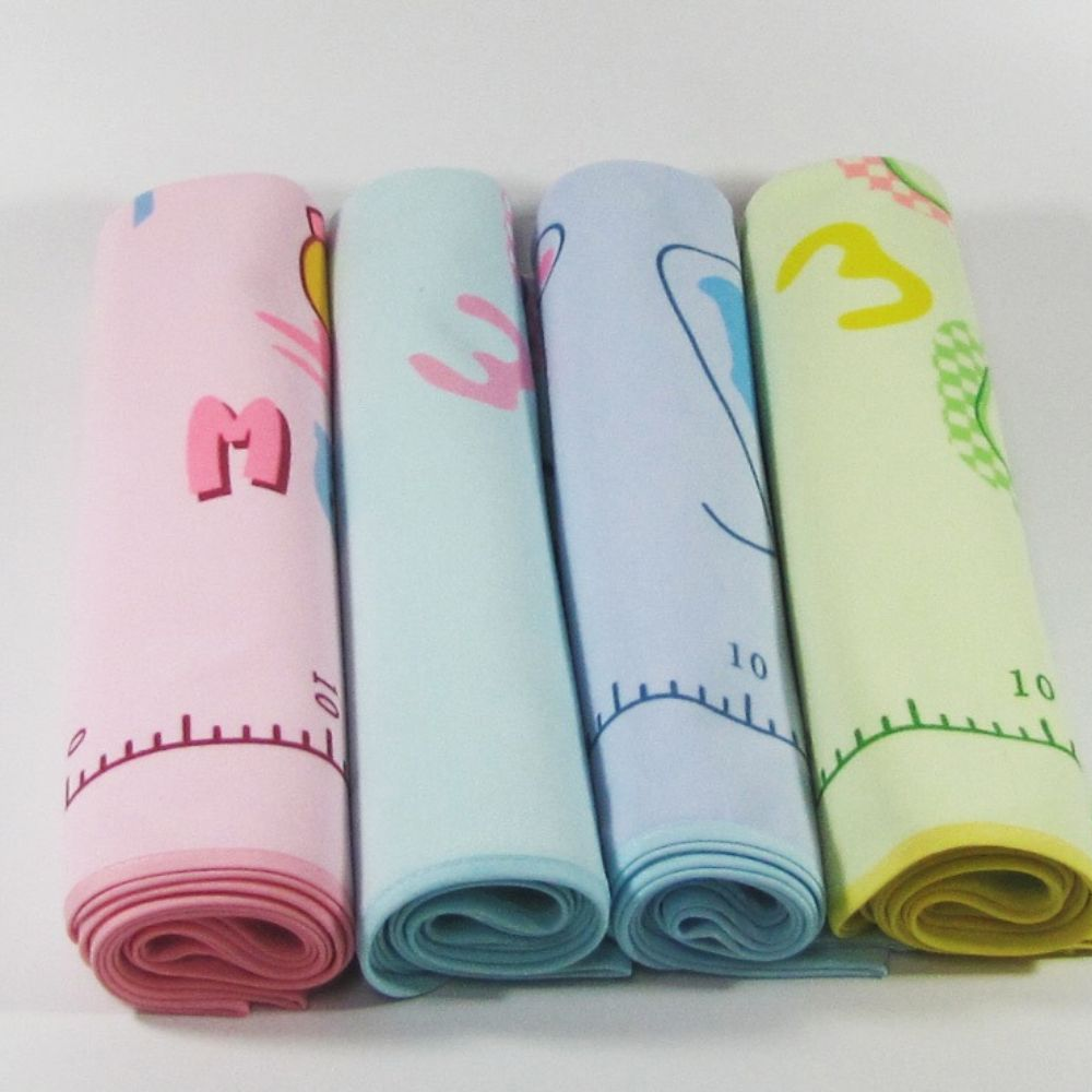 Velvet Waterproof Urine Mat - Multicolor - L Size