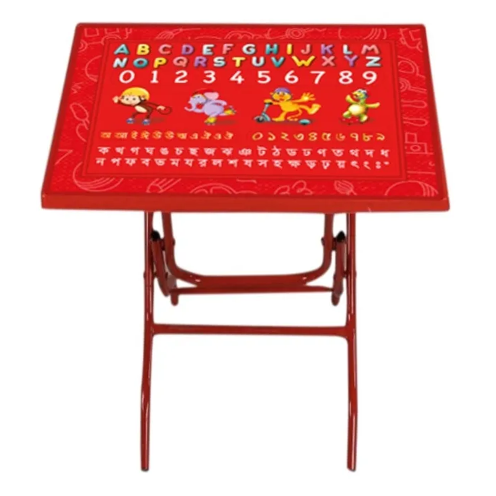 RFL ABC Joy Baby Steel Leg Notebook Reading Table Red 86069