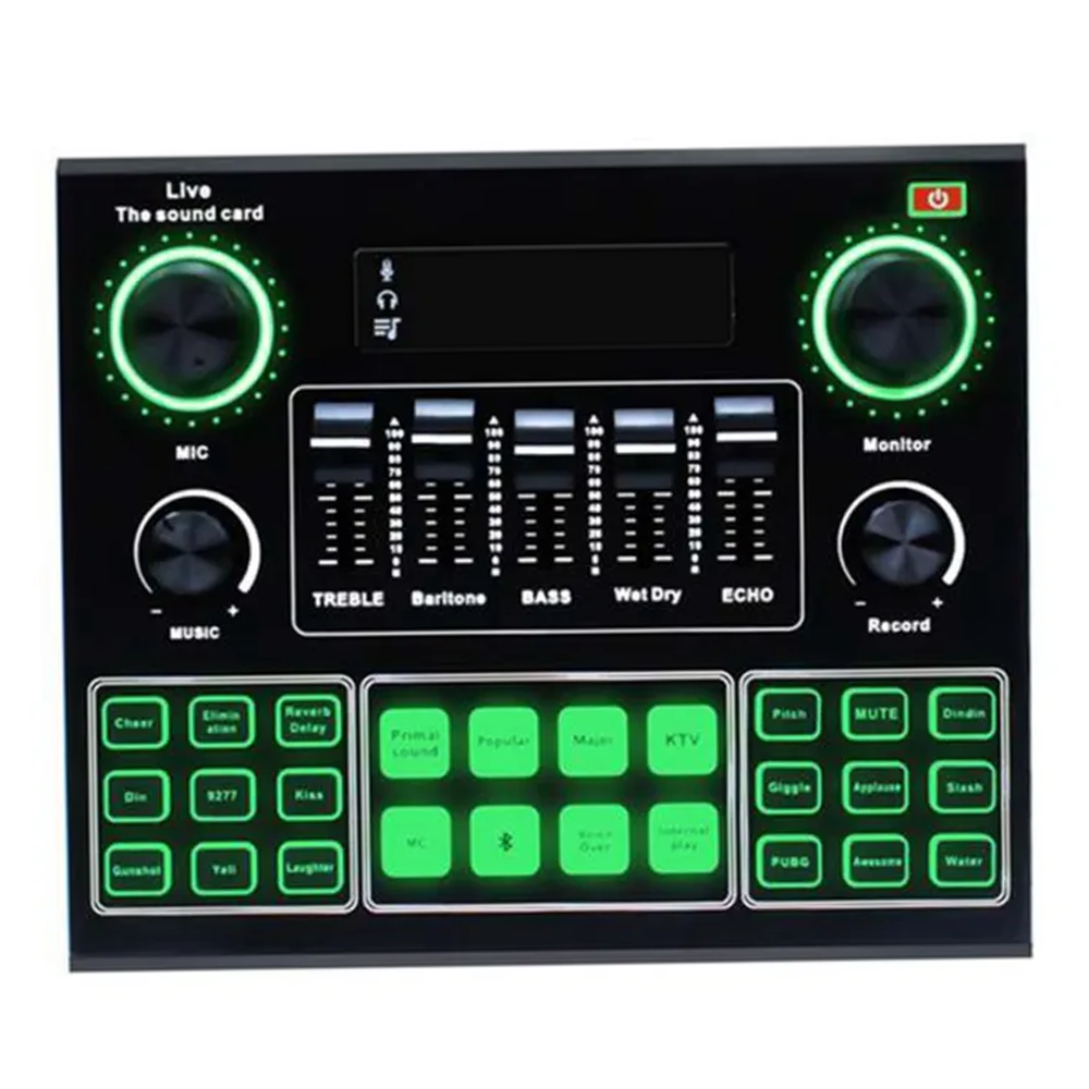 V9-Live Sound Card Audio Mixer - Black