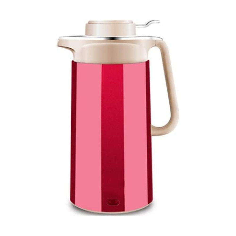 Stainless Steel Double Layer Insulated Kettle - 2 Litre - Red