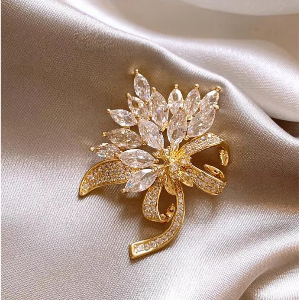 Metal Brooch Hijab Safety Pin For Girls And Women - REHP9