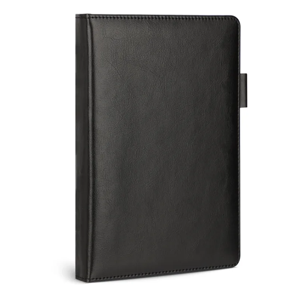 Deli 22298 Leather Cover Notebook - 180 Sheets