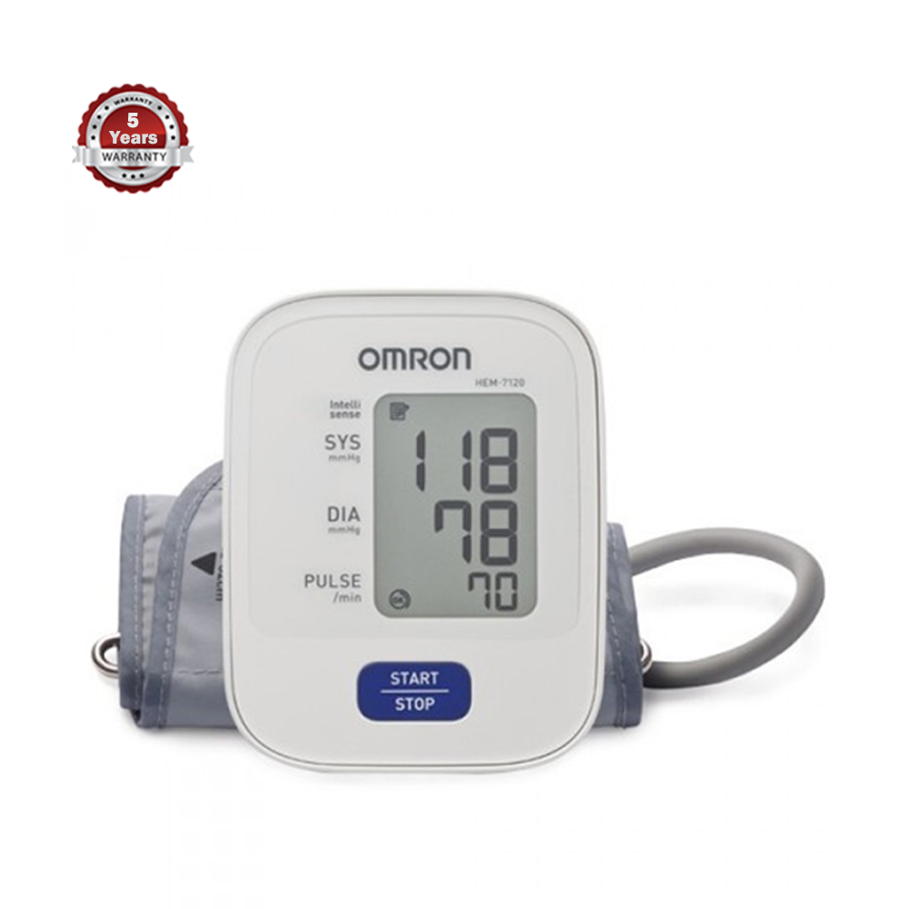 Omron HEM -7121J Upper Arm Digital Blood Pressure Monitor with Intellisense Technology