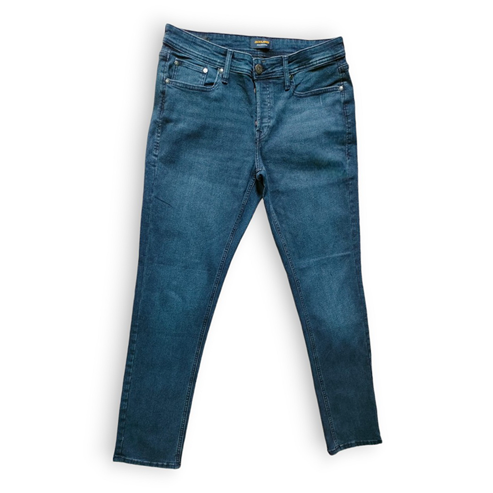 Cotton Denim Jeans Pant For Men - Blue