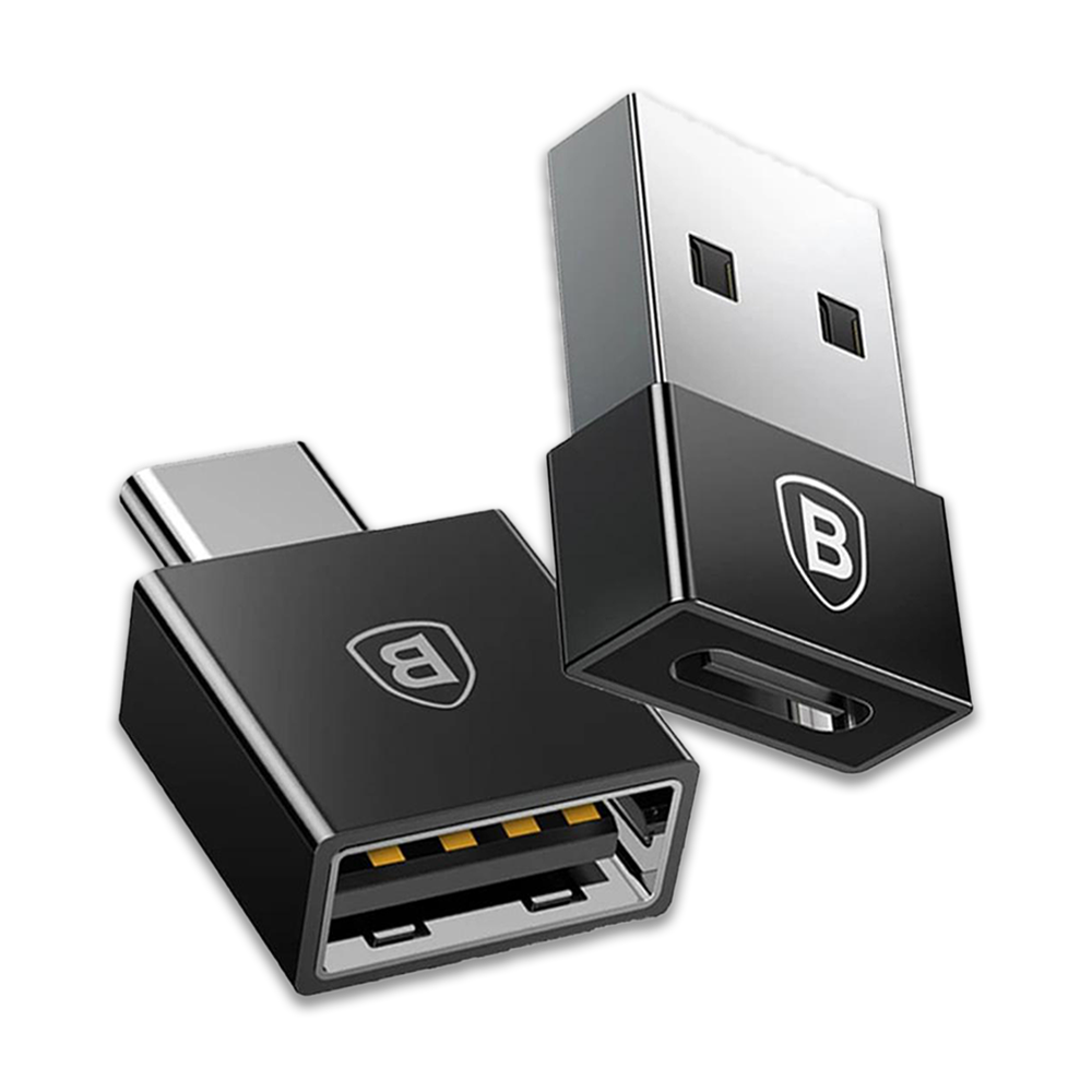 Baseus CATOTG-01 OTG USB Female To Type C Male Adapter - Black