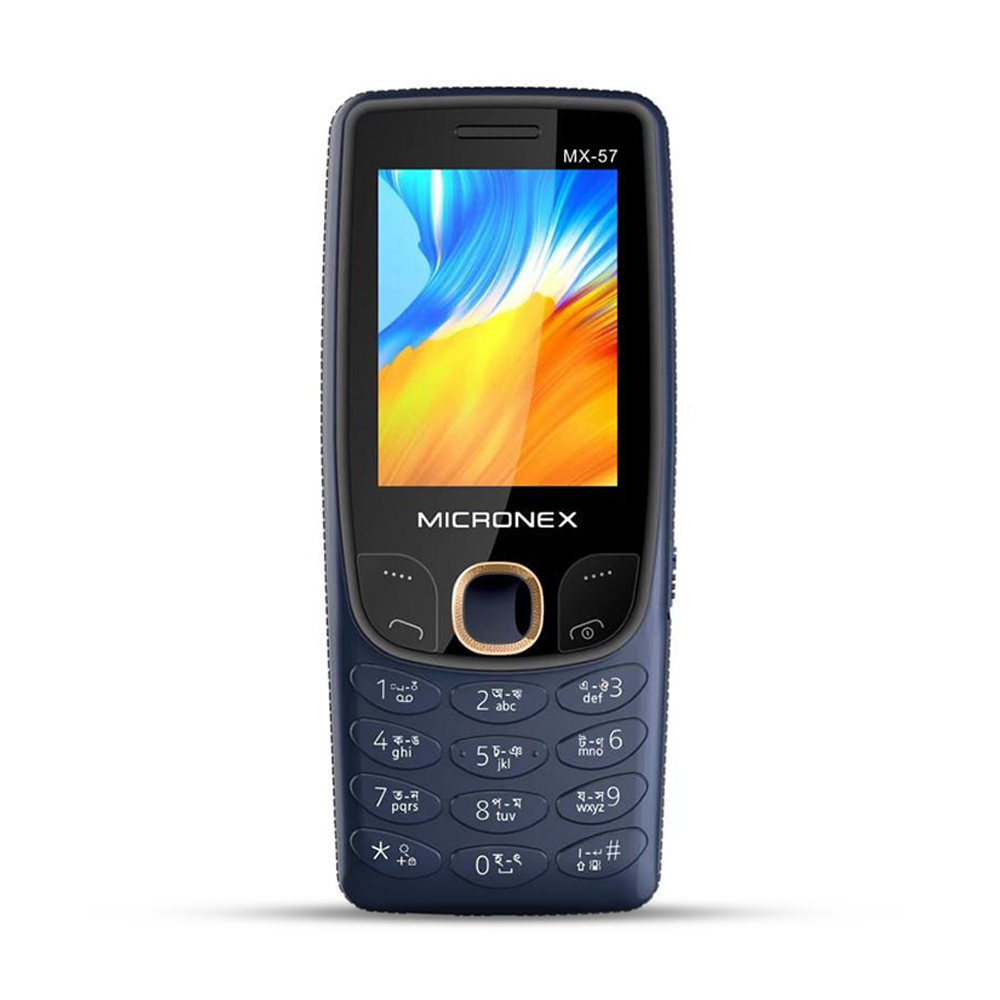 Micronex MX-57 Win Dual SIM Feature Phone - Dark Blue