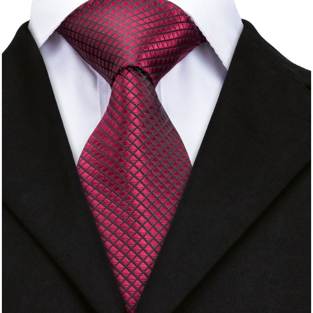 Polyester Premium Quality Formal Tie for Men - Maroon