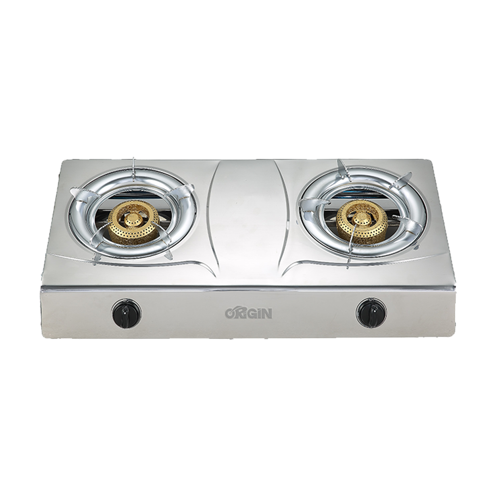 Origin OGS-DSH1 Auto Gas Stove - LPG/NG - Silver 