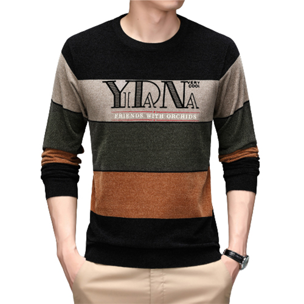 Viscose Cotton Winter Sweater for Men - Multicolor - S-19