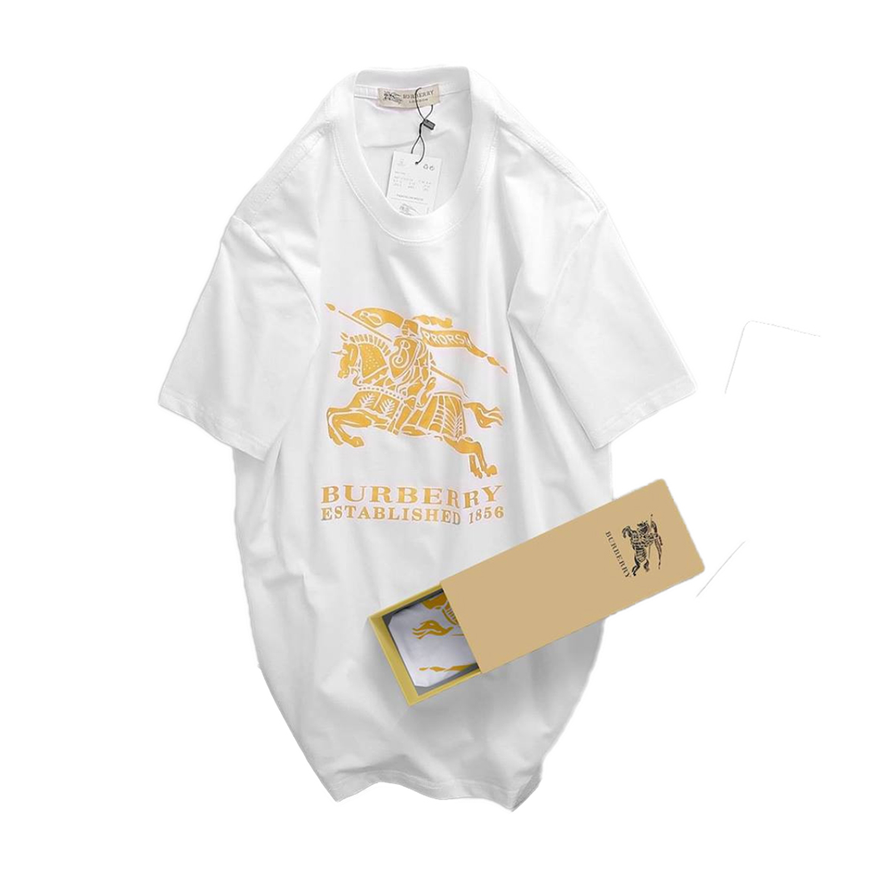 Burberry t best sale shirt mens gold