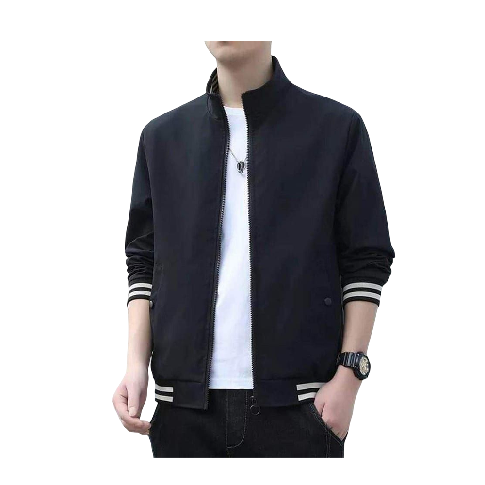 Winter China Fabrics Paddin Jacket for Men - Black - J-07