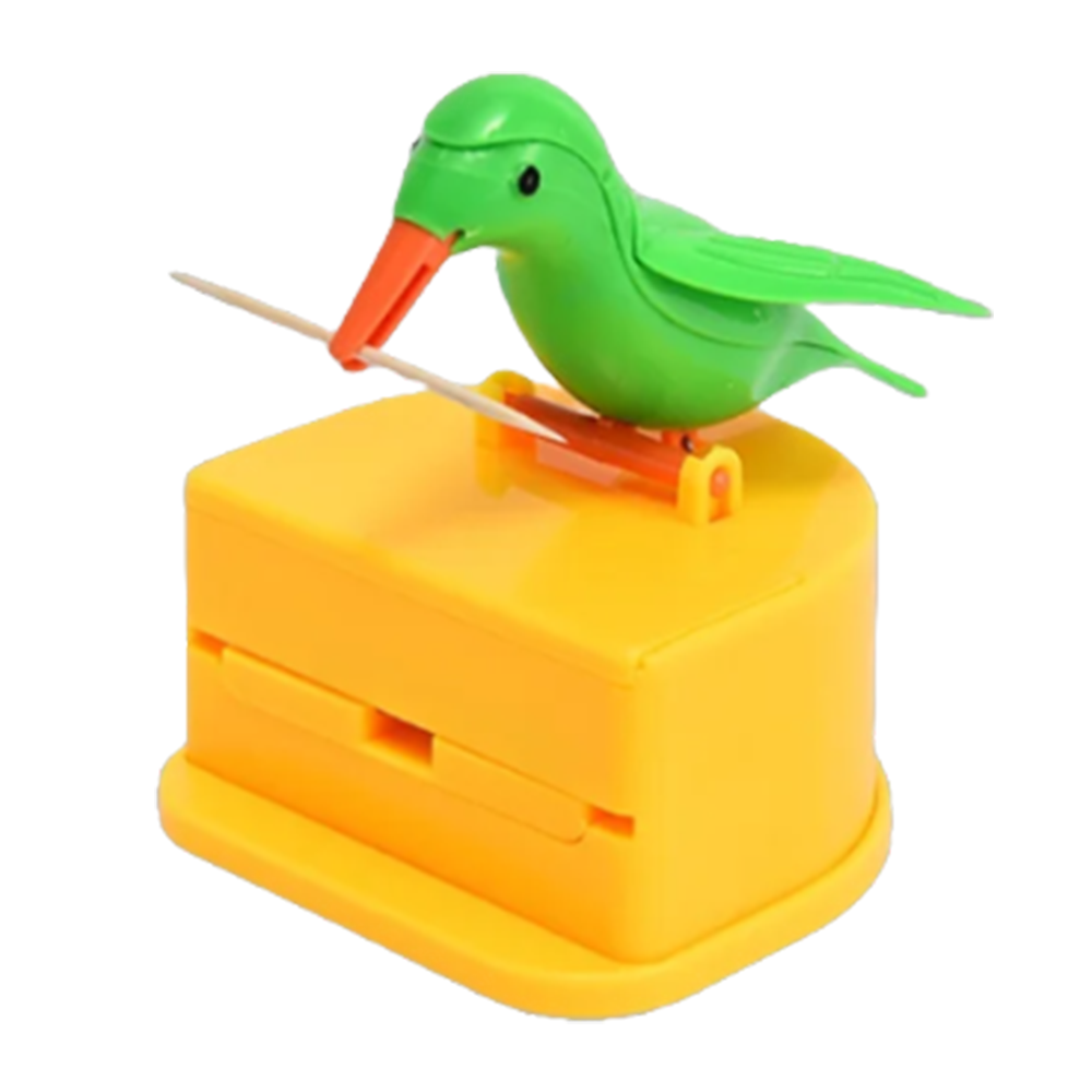 Plastic Bird Shape Toothpick Box