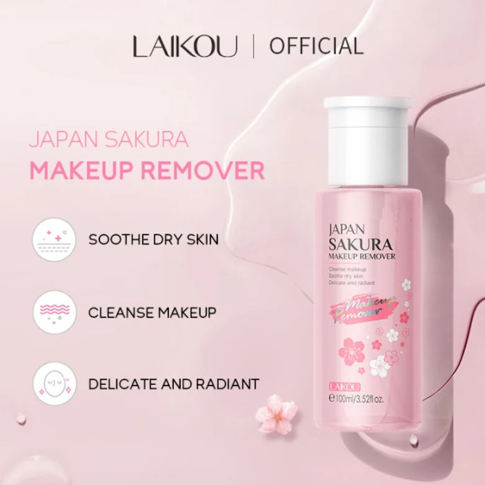 Laikou Sakura Makeup Remover Water - 100ml