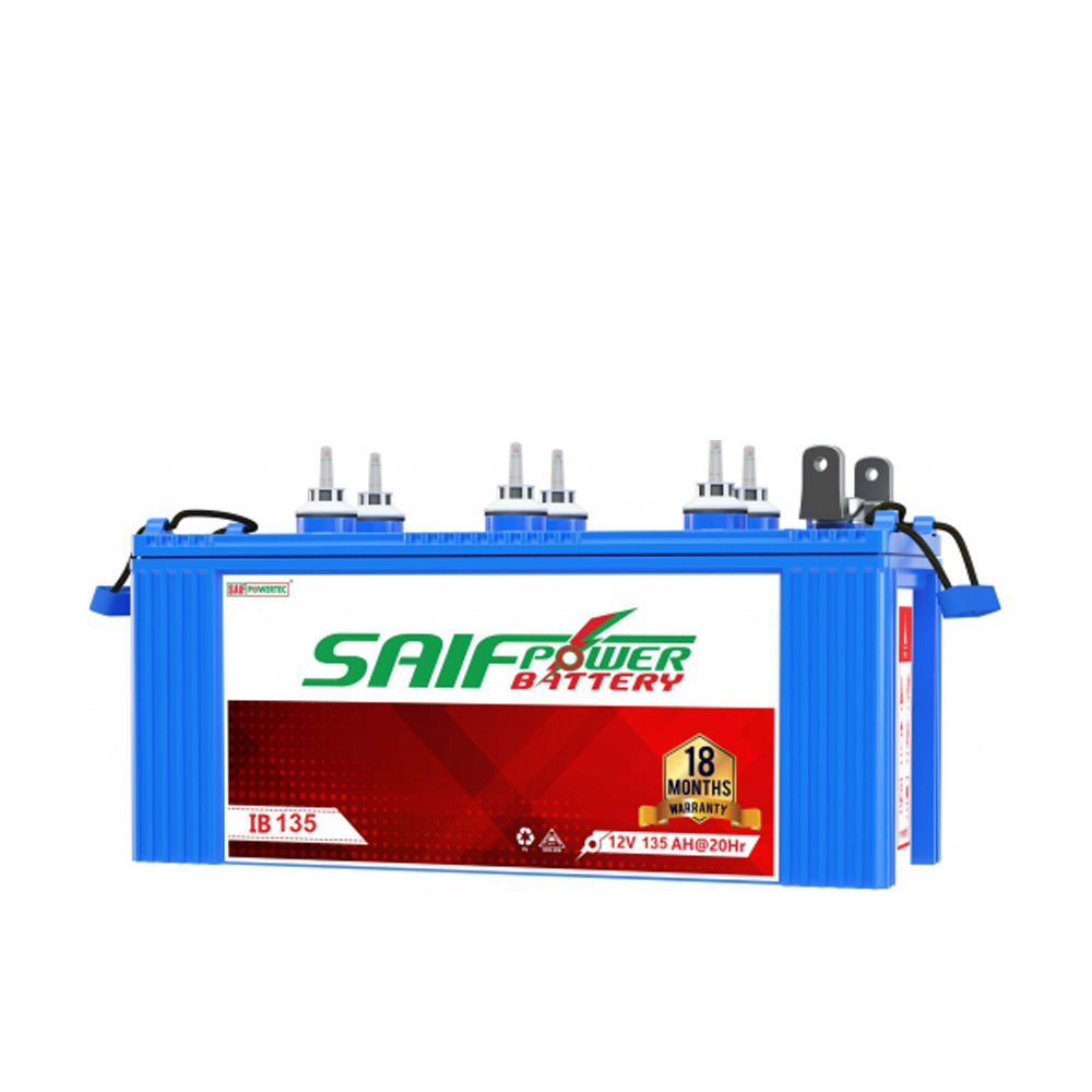 Saif Powertec 12V IB 135 Ips Battery - 135AH