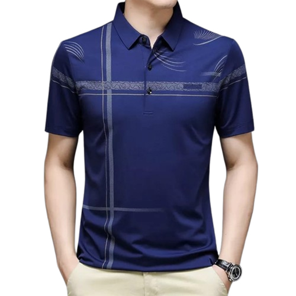 Plain Polyester Sublimation Half Sleeve Polo For Men - Multicolor - PT-N21