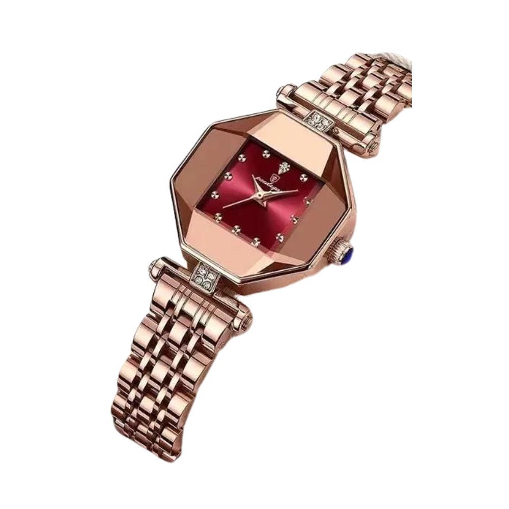 Poedagar Waterproof Watch For Women - Red