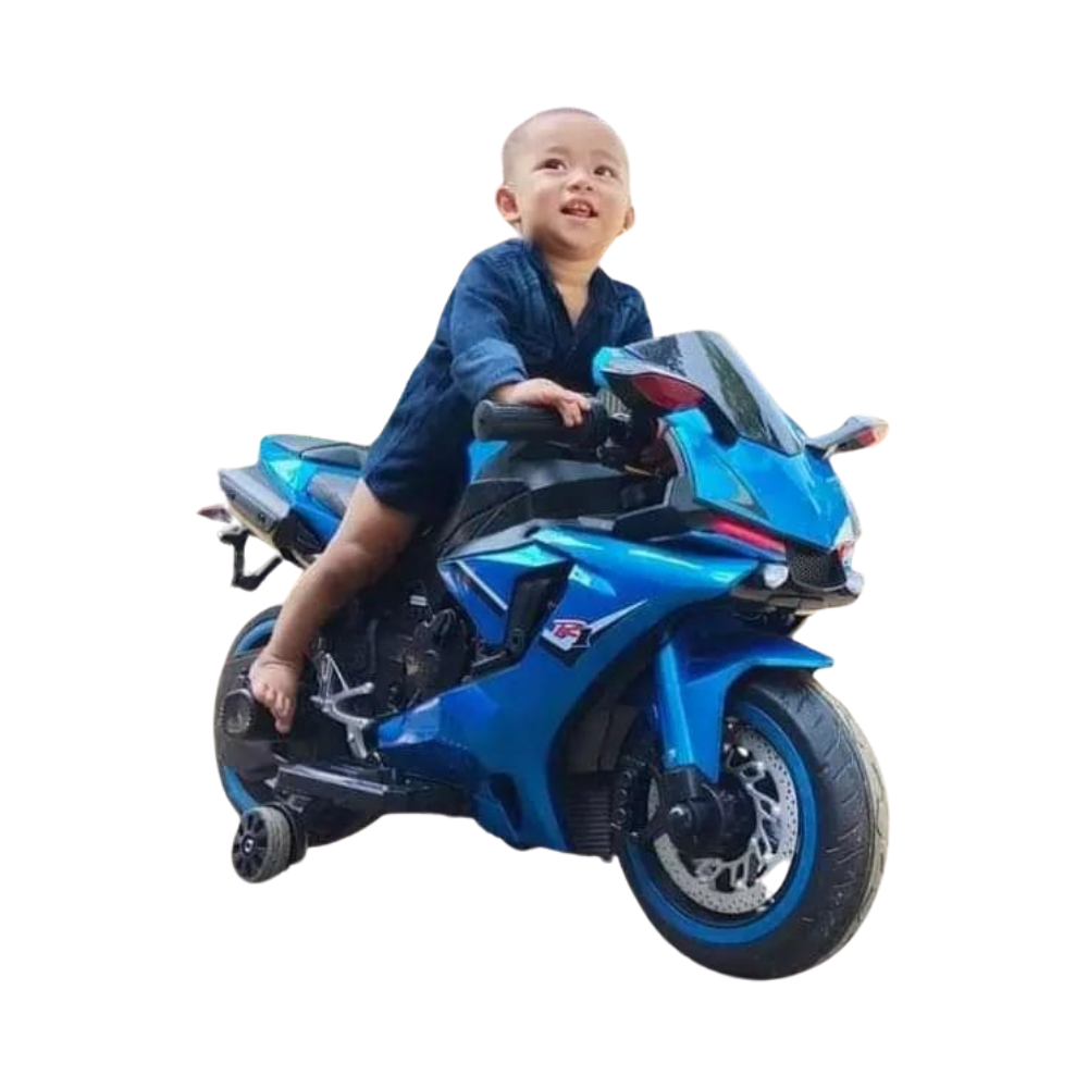 Rechargeable Electric Bike For Kids - Blue - QD 1900
