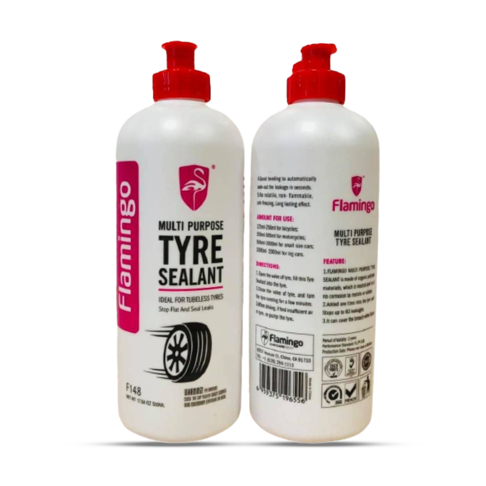 Flamingo Multi Purpose Tyre Sealant for tubeless Tyre - 500ML