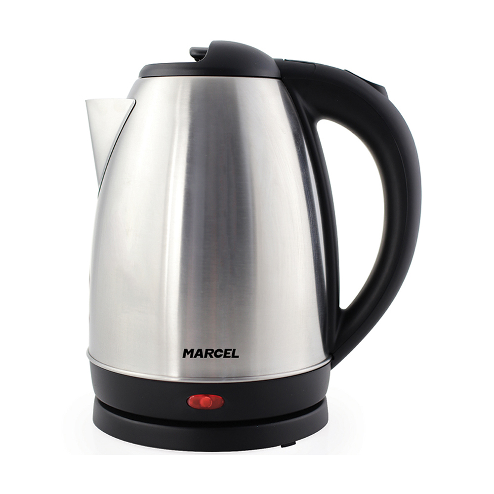 Marcel MK-LJSS150 Stainless Steel Electric Kettle - 1.5 Liter - Black And Silver