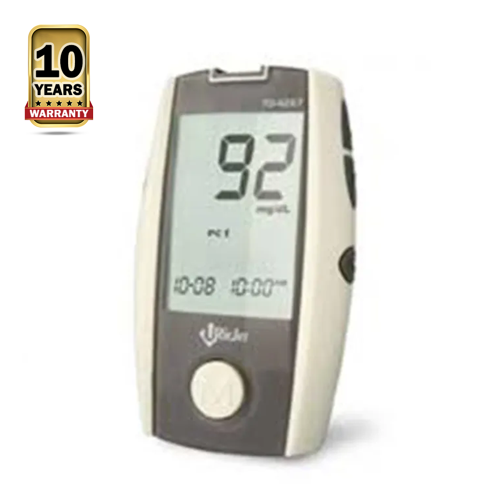 URight TD-4267 Blood Glucose Monitoring Machine - Grey