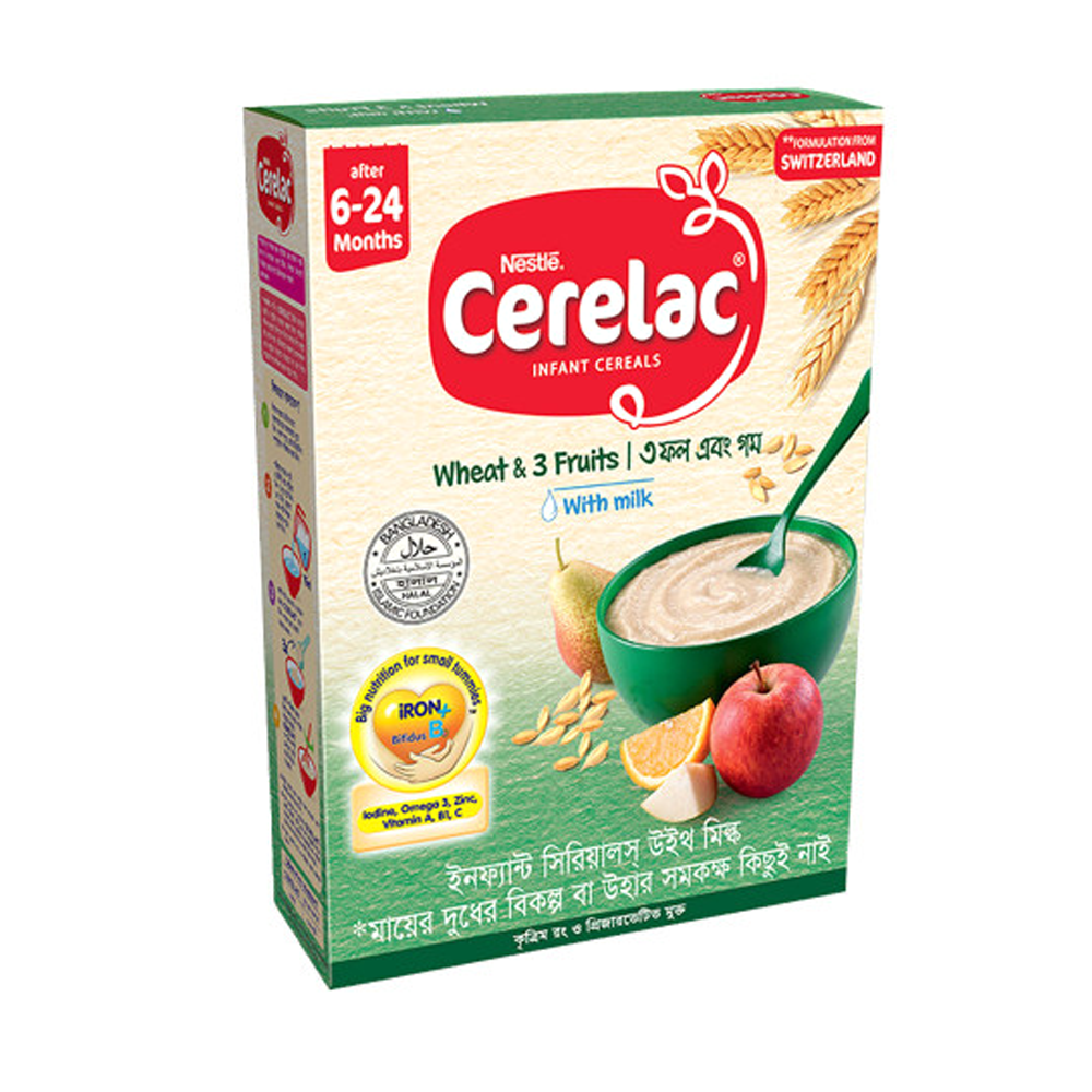Nestle Cerelac Wheat and Milk - 400gm BIB 