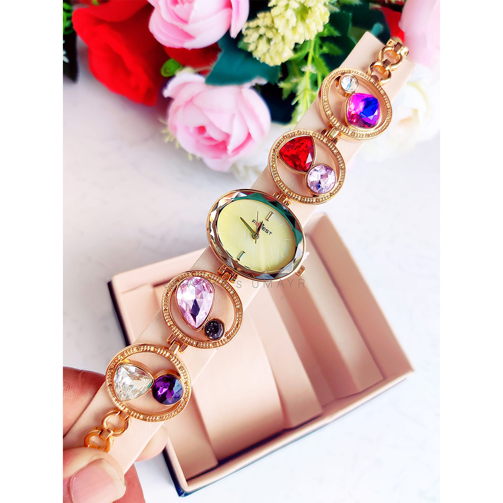 Forest S430 Metal Jewellery Clasp Wrist Watch For Women