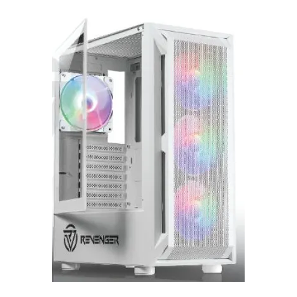 Revenger JETFIRE 2 RGB Gaming Case - White