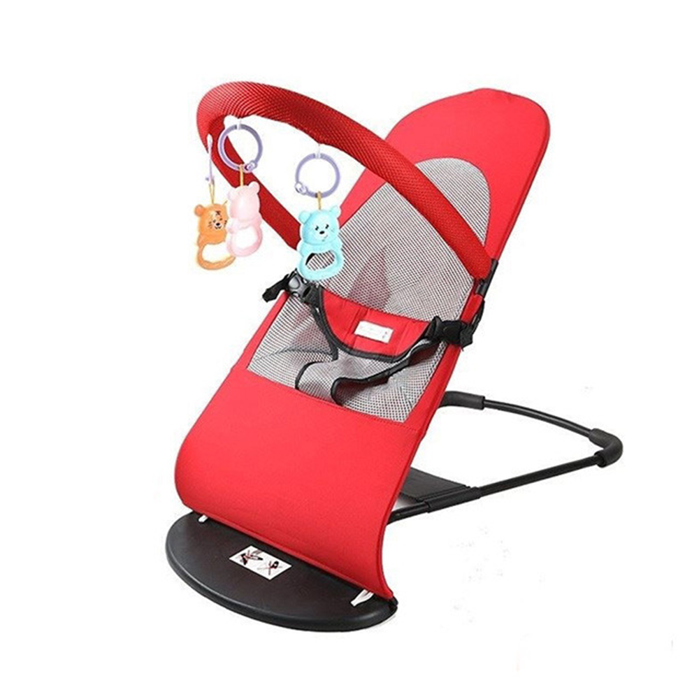 Baby Bouncer With Toy - Red