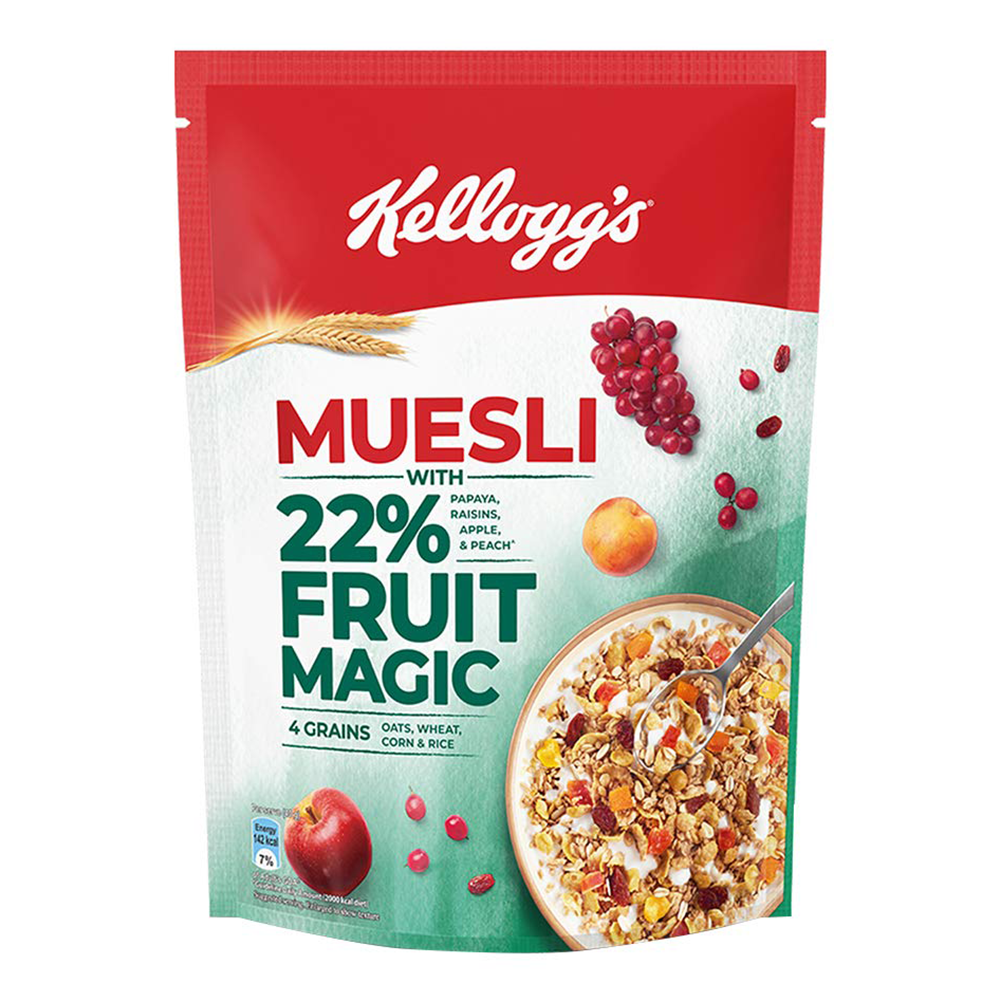 Kellogg's Muesli Fruit Magic Breakfast Cereal - 500gm - AP34