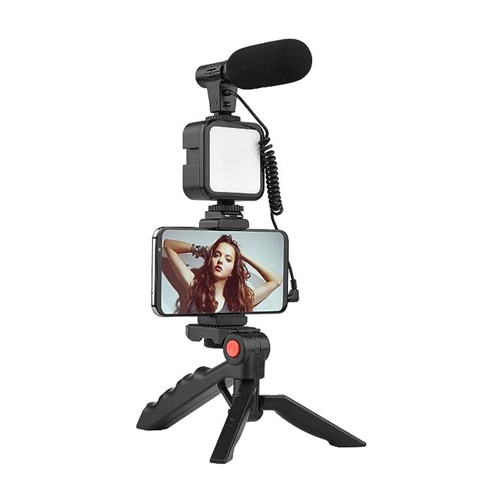 AY-49 Vlogging Video Making Kits - Black