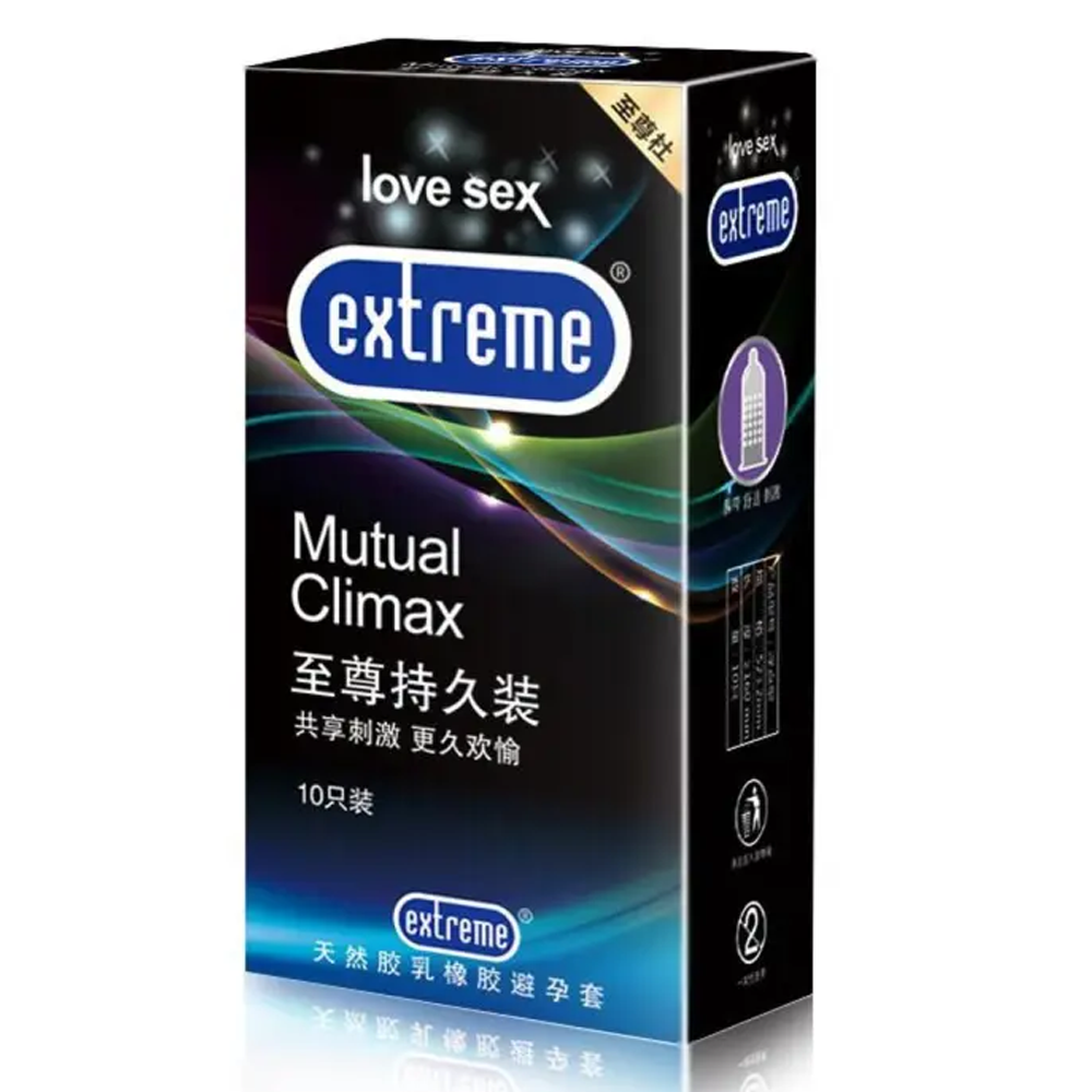 Extreme Mutual Climax Love Sex Condom - 10Pcs