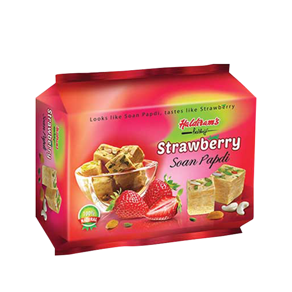 Haldiram Soan Papdi Strawberry - 200gm