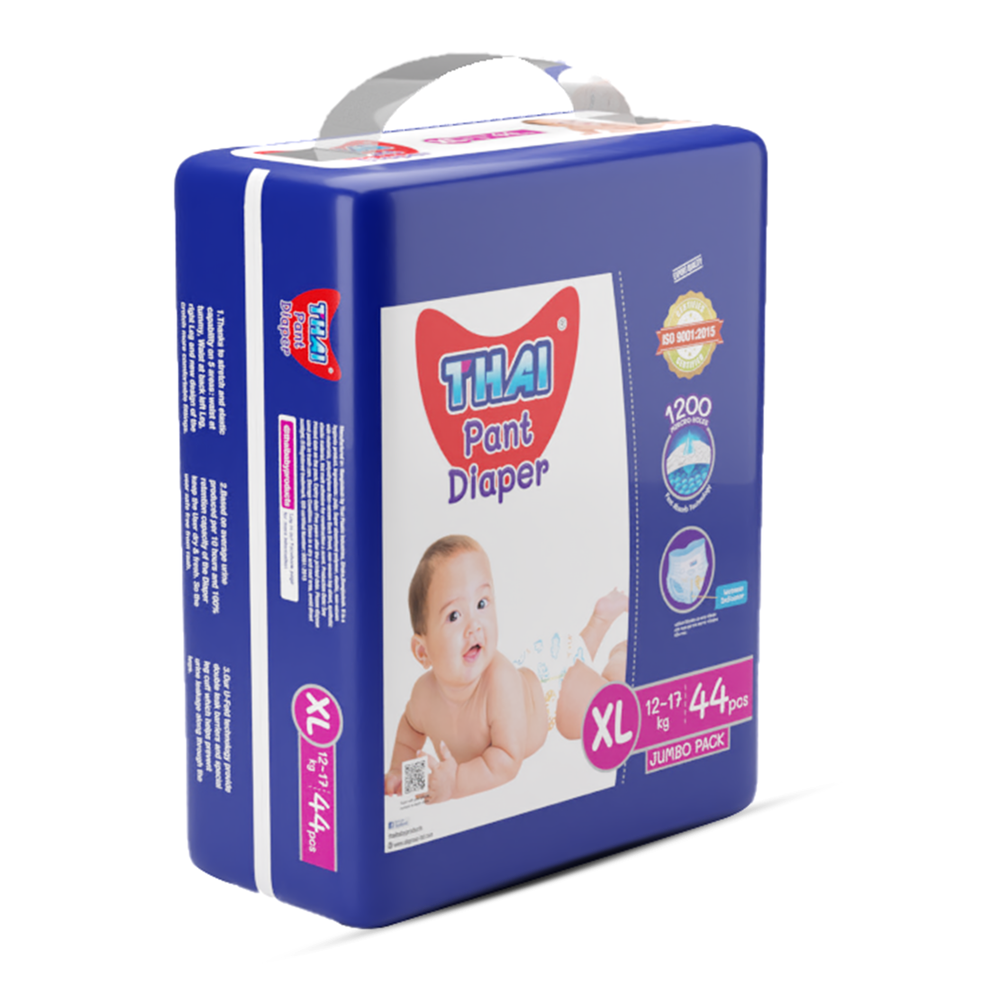 Thai Baby Pant Diapers - XL - 12-17kg - 44pcs