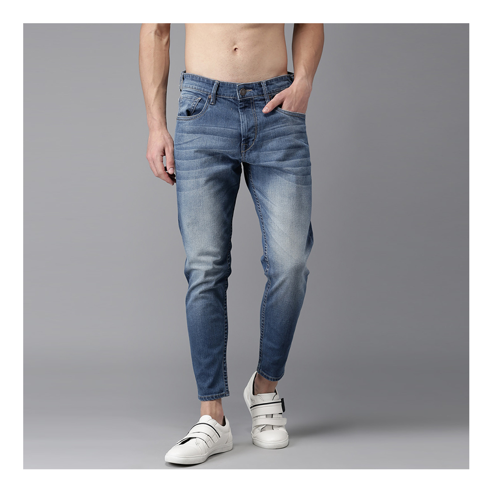 Stretch Denim Jeans Pant For Man - Sky Blue