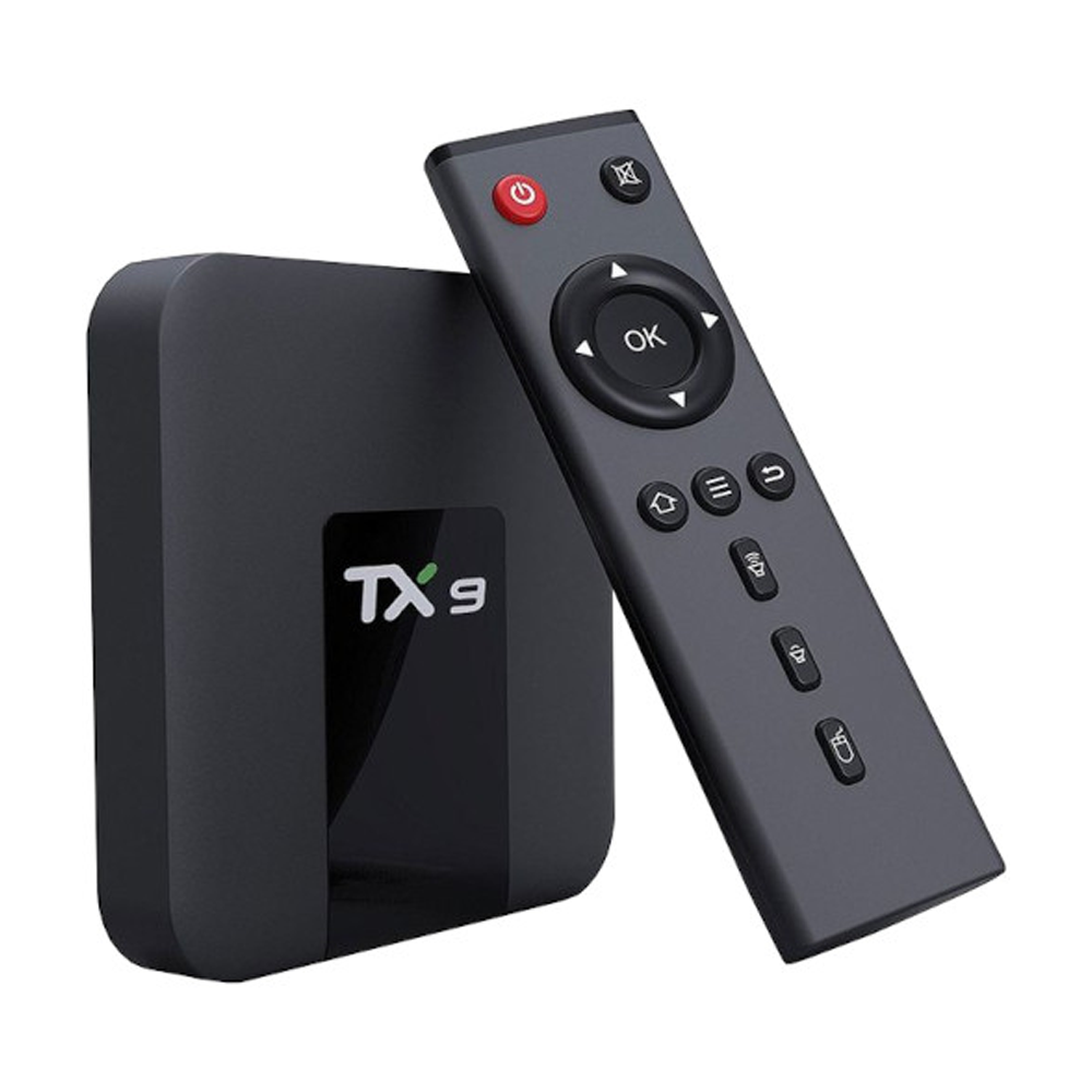 Tanix TX9 TV BOX 4k UHD Android 11.1 TV Setup Box - Black
