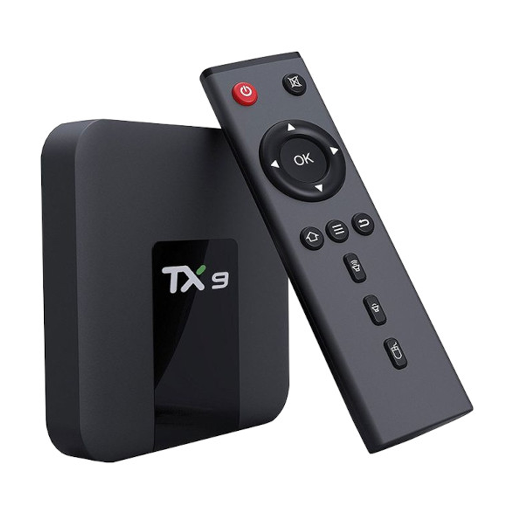Tanix TX9 TV BOX 4k UHD Android 11.1 TV Setup Box Black