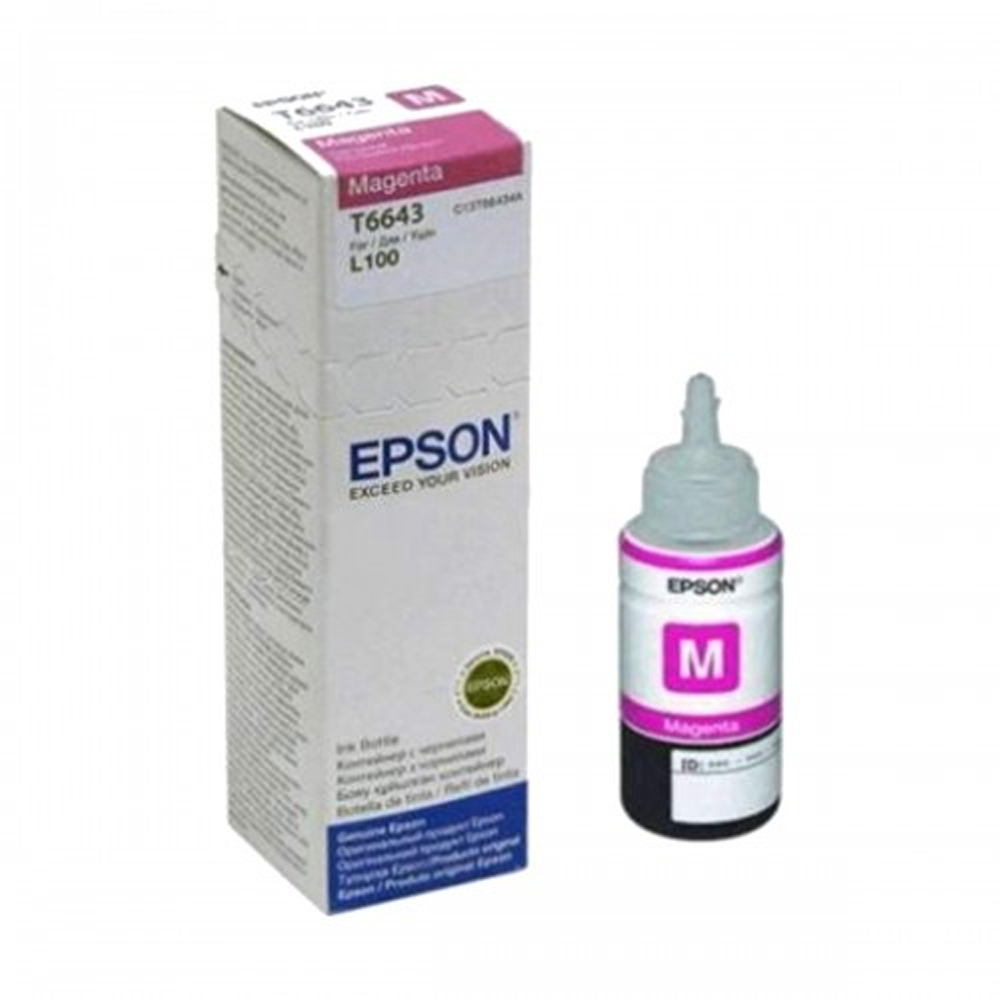 Epson C13T6643 Ink Bottle -  Magenta