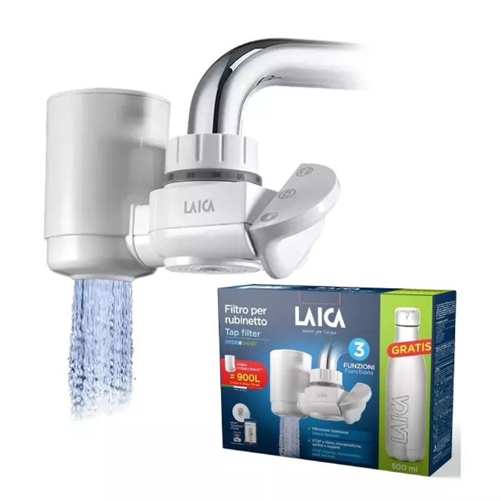 Laica RK50A01 Tap Filter 2 Function Faucet Filter - White