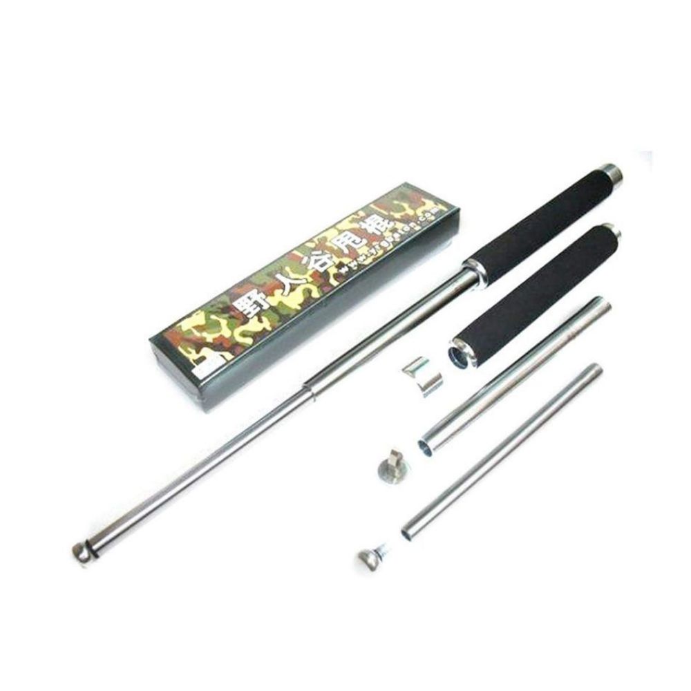 Magic Pocket 28 inch Adjustable Stick - Black & Silver