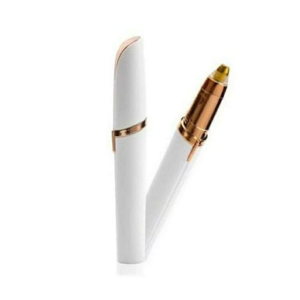 Flawless Brows 18k Gold Plated Eyebrow Hair Remover - White