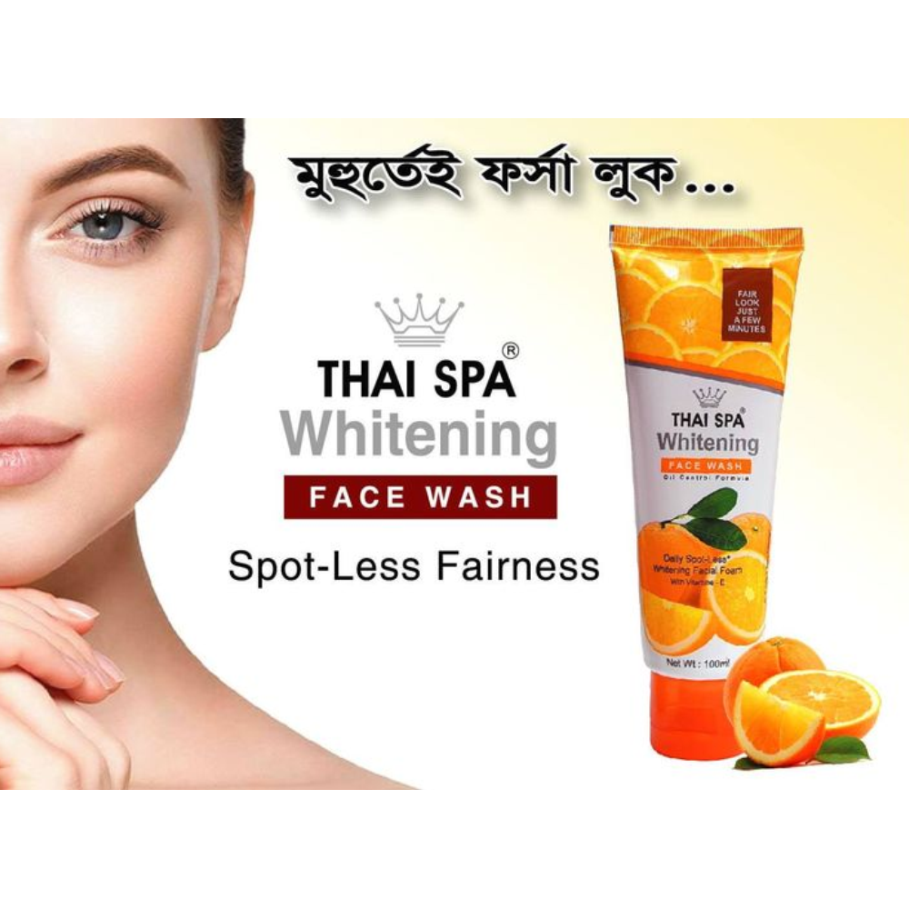 Bright Thai Spa Whitening Fairness Face Wash - 100ml