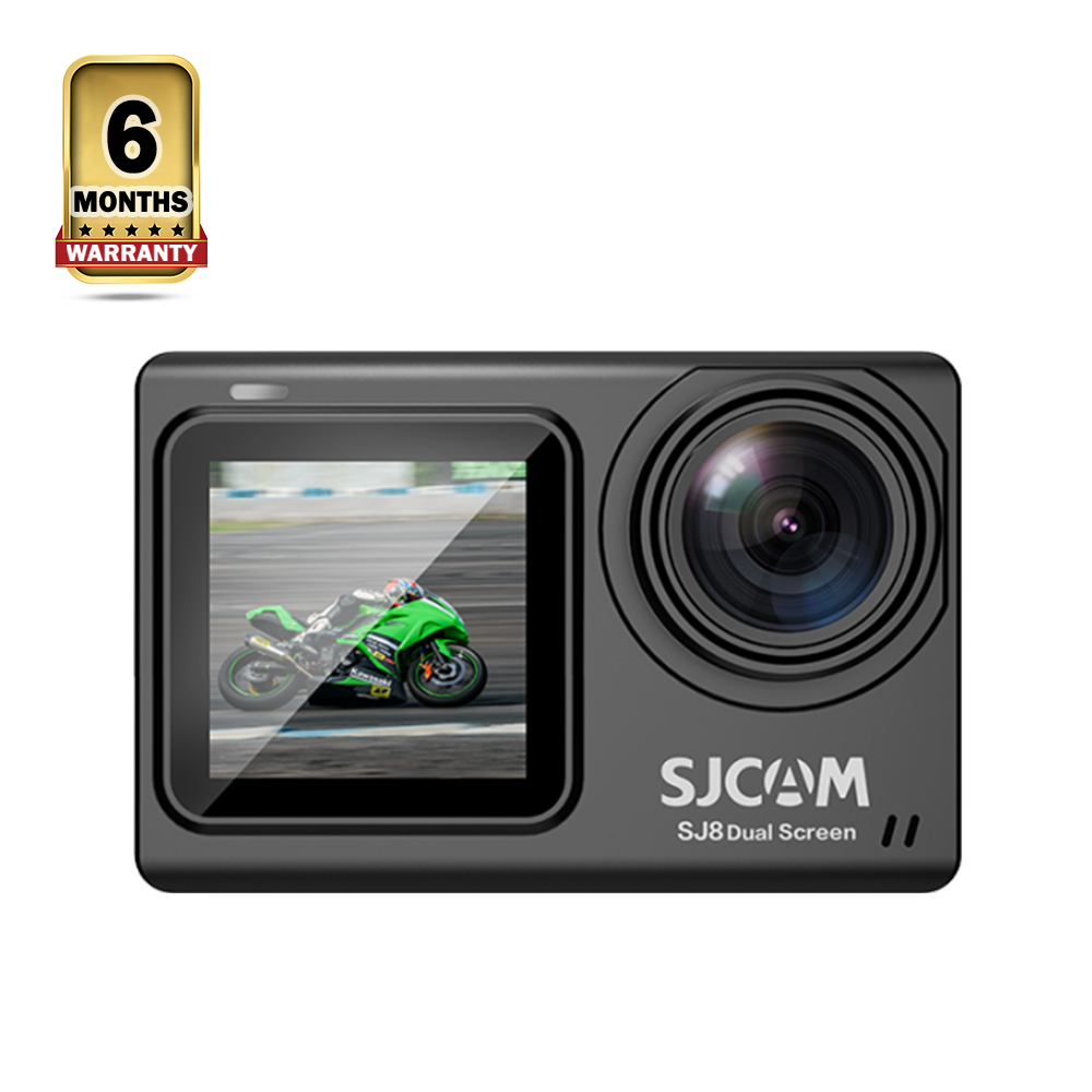 SJCAM SJ8 Dual Screen 4k Action Camera - Black