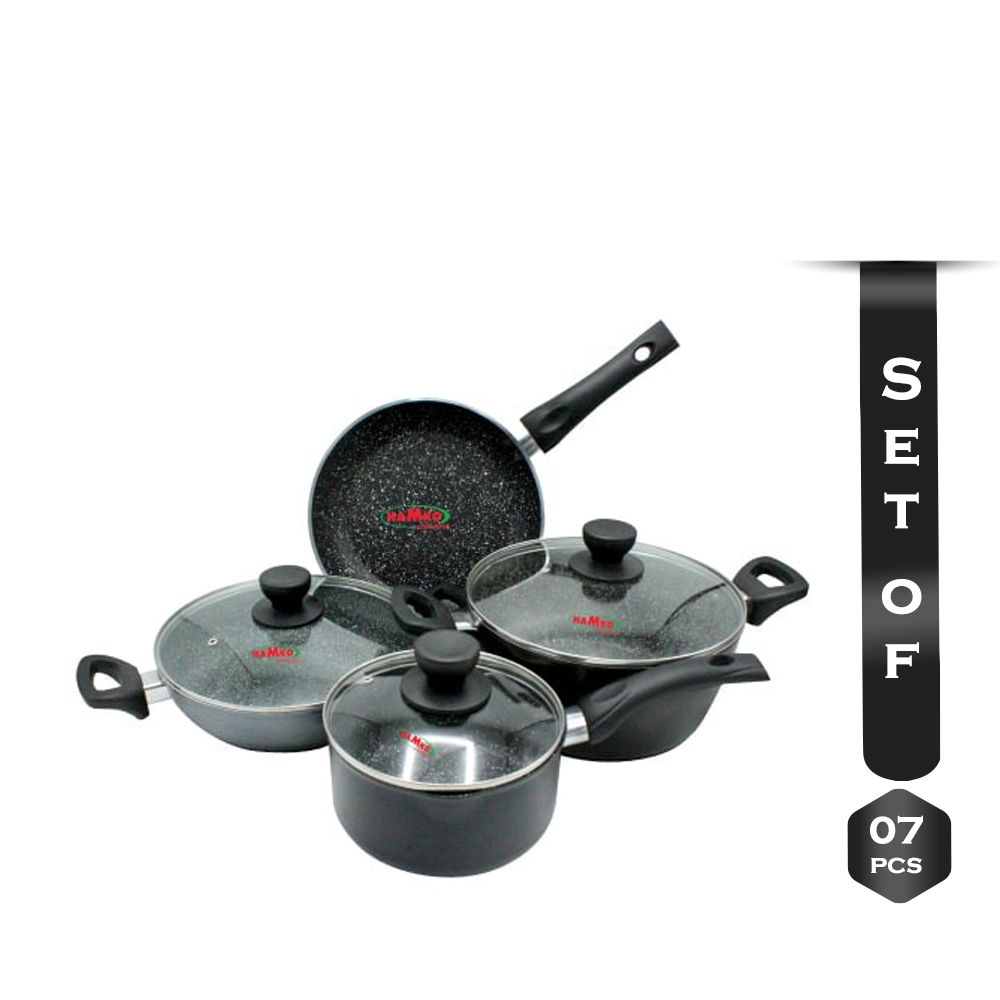 Set of 7 Pcs Hamko Non-stick Cookware Gift Set