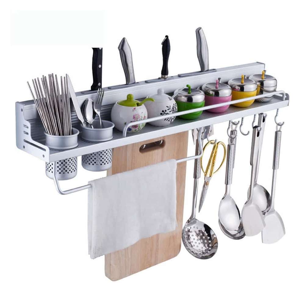 Aluminium Kitchen Rack Shelf - Silver